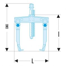 FACOM U.301PML - Outside 2 Slim Wide Leg Puller
