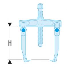 FACOM U.JA3 - Gerneral Engineering Puller Set + Panel