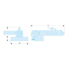 FACOM V.582F - 11000rpm 125mm Composite Air Angle Grinder