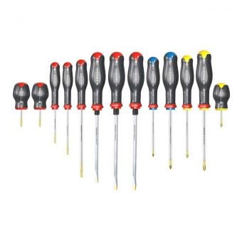 FACOM ATWH.J13 - 13Pc Slotted Pozidriv Phillips Protwist Screwdriver Set