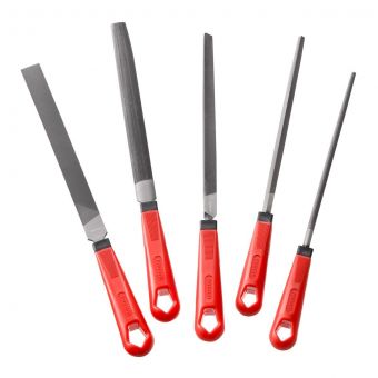 FACOM LIM200EM.J5 - 5pc 200mm Second Cut Metal File Set