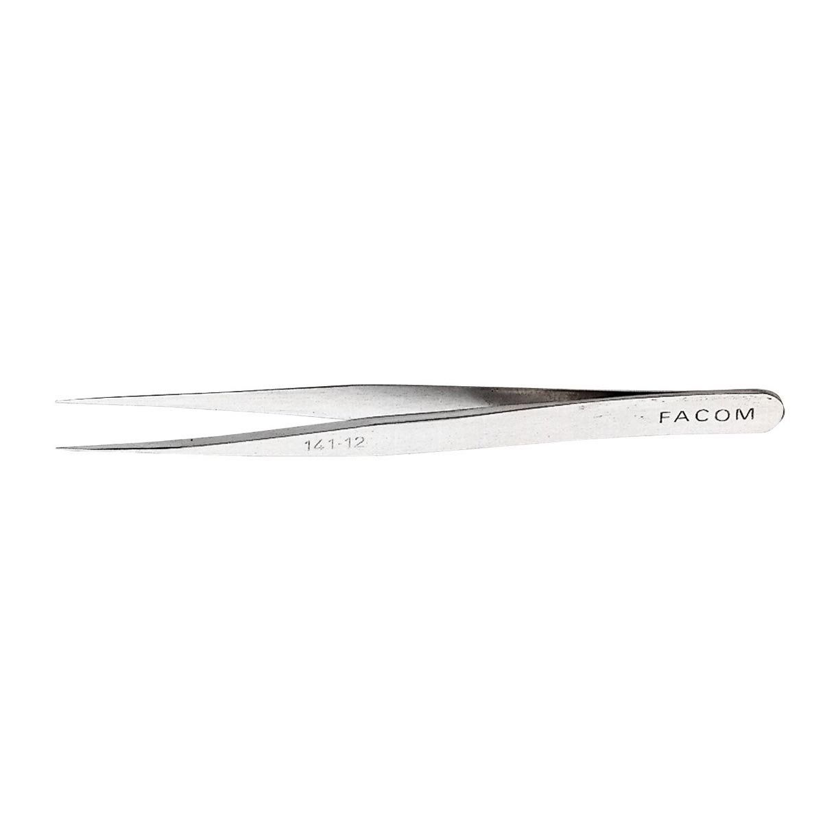 141.12 130mm Straight Fine Smooth Nose Precision Tweezers ETS