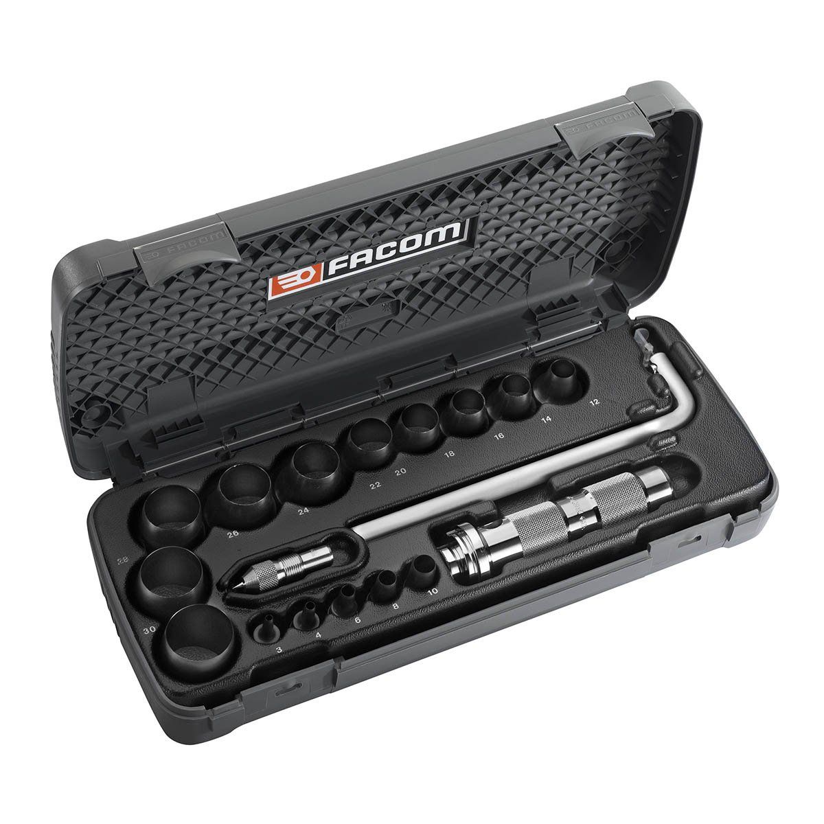 245.J1A 18pc 330mm Gasket Maker Punch Set ETS