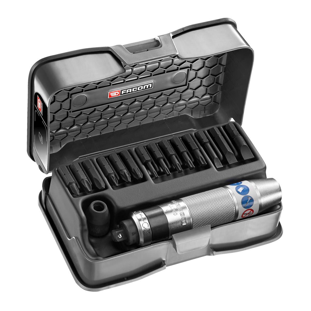 NJ.262 16pc 3/8" Square Drive Manual Impact Screwdriver + Bits