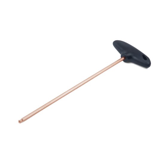 ENDRES 0807095C - 10mm Non-Sparking Metric Ball Hex Comfort Grip T-Handle Key