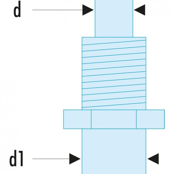 FACOM 117.EX - Top Hole Nut Spanner Pins