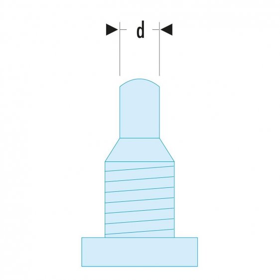 FACOM 126.EX - Hinged Hook + Removable Pin Spanner Pins