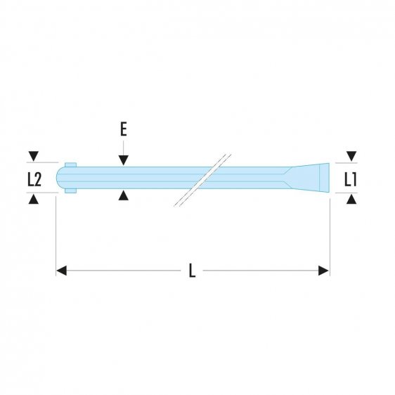 FACOM 1260.X - Nail Claw + Lever Wrecking Pry Bar