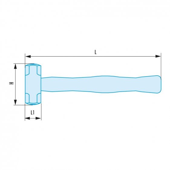 FACOM 1261H.XSR - Non-Sparking Sledge Hammer