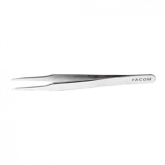 FACOM 144 - 120mm Straight Smooth Nose Precision Tweezers