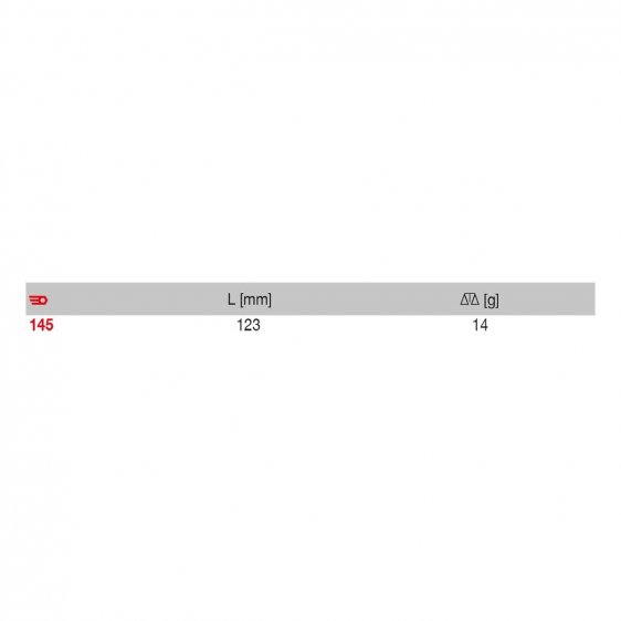 FACOM 145 - 123mm Straight Smooth Flat Nose Precision Tweezers