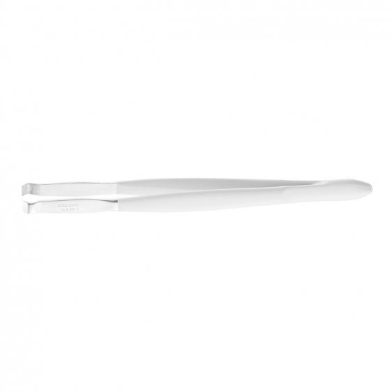 FACOM 146.2Y - 140mm Straight Smooth Perpendicualr Shank Nose PVC Grip Tweezers