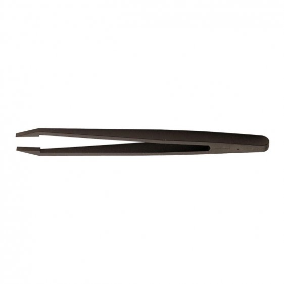 FACOM 150.P10 - 120mm Straight Smooth Nose Plastic Anti-Static Tweezers