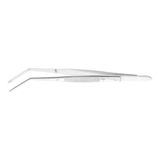 FACOM 151 - 155mm Angled Serated Nose Tweezers