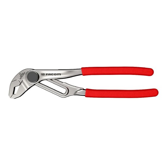 FACOM 181B.18G - 180mm Slip-Joint Locking PVC Grip Pliers