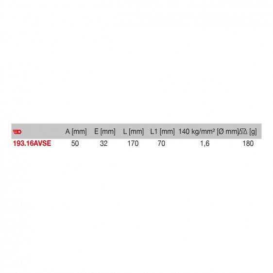 FACOM 193.16AVSE - 170mm Insulated Straight Half-Round Pliers