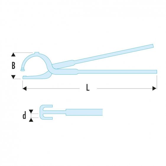 FACOM 196.XS - Brake Spring Pliers