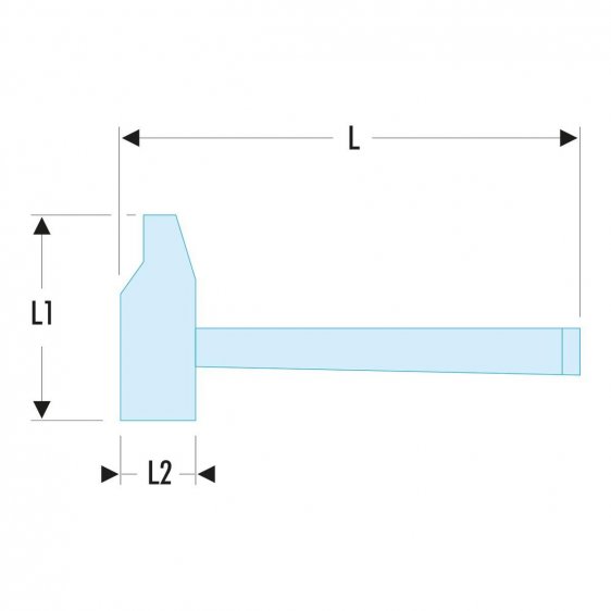 FACOM 200C.XSLS - SLS Tethered Flat Pein Engineers Graphite Handle Hammer