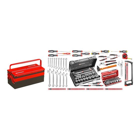 FACOM 2050.M100A - 96pc General Metric Tool Kit + Cantilever Tool Box