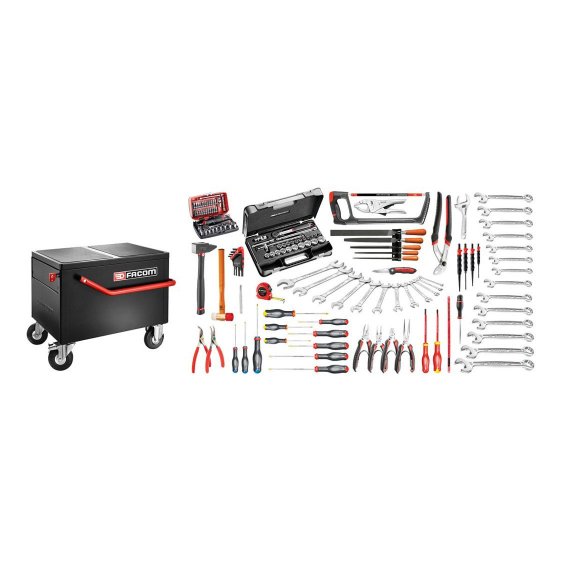 FACOM 2092.M120A - 147pc General Metric Tool Kit + Roller Chest