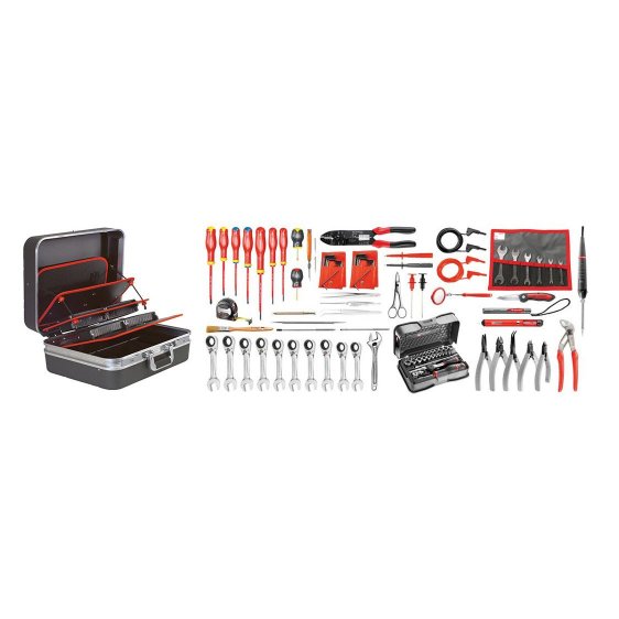 FACOM 2138.EL34 - 101pc Electricians Metric Inch ToolKit + Technicians Case