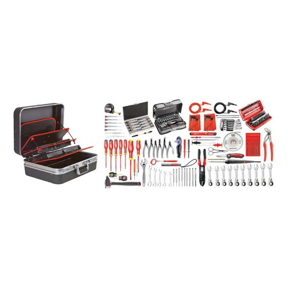 FACOM 2138.EL35 - 172pc Electricians Metric Inch ToolKit + Technicians Case