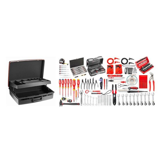 FACOM - 172pc Electricians Metric Inch Tool Kit + Technicians Case