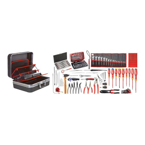 FACOM 2208.EM41A - 120pc Electricians Metric Tool Kit + Technicians Case