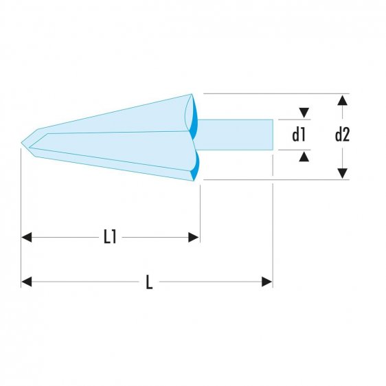 FACOM 229A.X -3-14mm HSS Boring Cone Bit