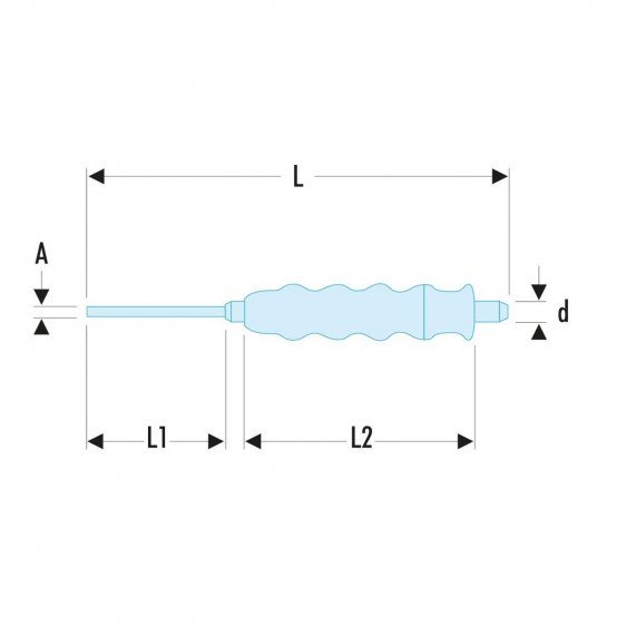 FACOM 255.GXSLS - SLS Tethered Comfort Grip Centre Punch