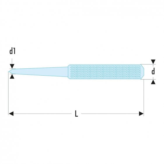 FACOM 256.X - Knurled Grip Centre Punch