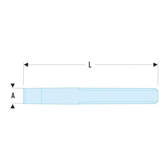 FACOM 263.X - Constant Profile Flat Blade Chisel