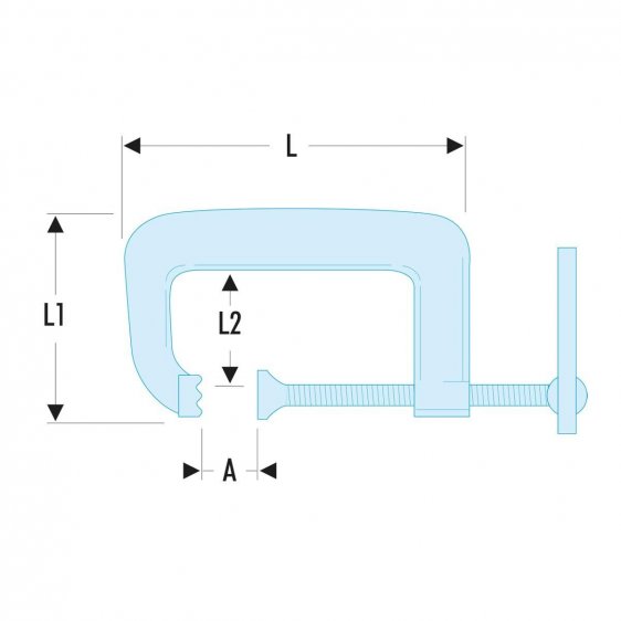 FACOM 271A.X - Compact G Clamp