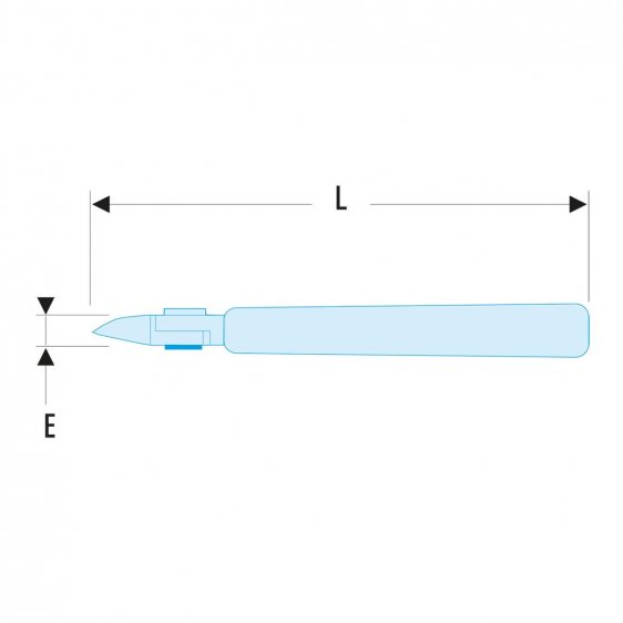FACOM 416.12E - Semi-Flush Rugged Point-Nose Anti-Static Cutter Plier