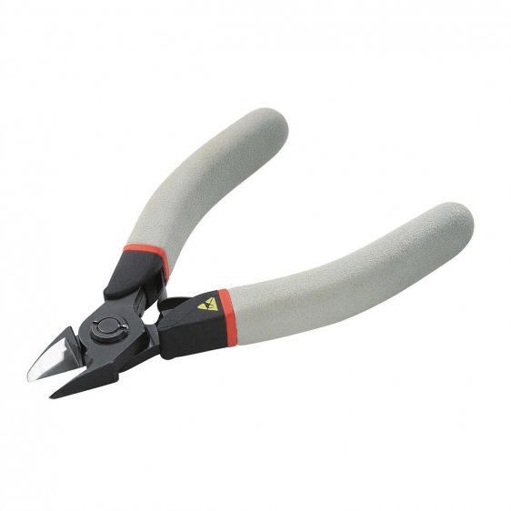 FACOM 416.12E - Semi-Flush Rugged Point-Nose Anti-Static Cutter Plier