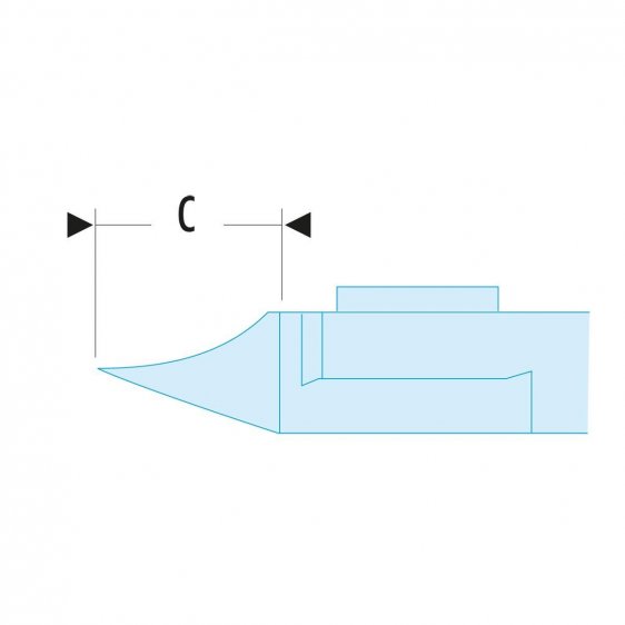 FACOM 41X.PMT - Fine Point-Nose Micro-Tech Cutter Plier