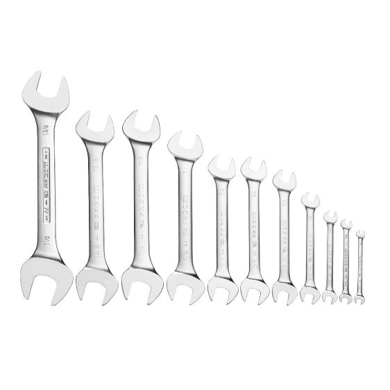 FACOM 44.JU11A - 11pc Inch Open Jaw Spanner Set