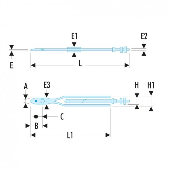 FACOM 445.10R - 360mm Automatic Wire Twist Locking Pliers