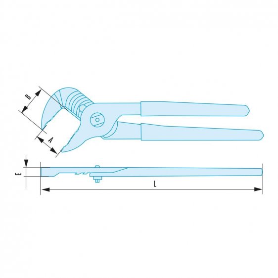 FACOM 482.XSR - Non-Sparking Slip-Joint Pliers