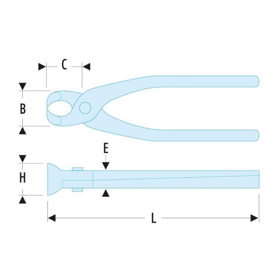 FACOM 495A.XEL - Heavy Duty Russian End Cutter Nippers