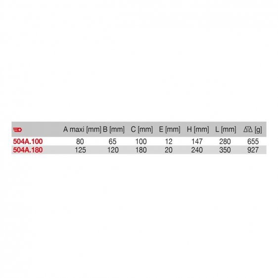 FACOM 504A.X - C-Clamp Alloy Lock-Grip Pliers