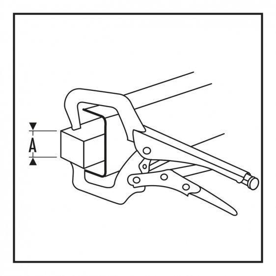 FACOM 504A.X - C-Clamp Alloy Lock-Grip Pliers