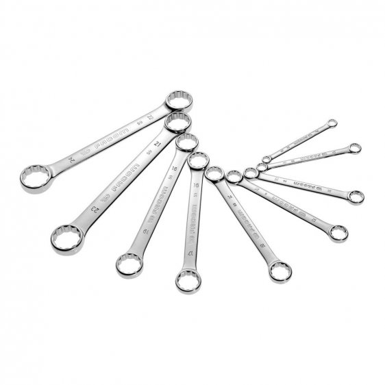 FACOM 59.JN6 - 6pc Metric Flat Ring Spanner Set