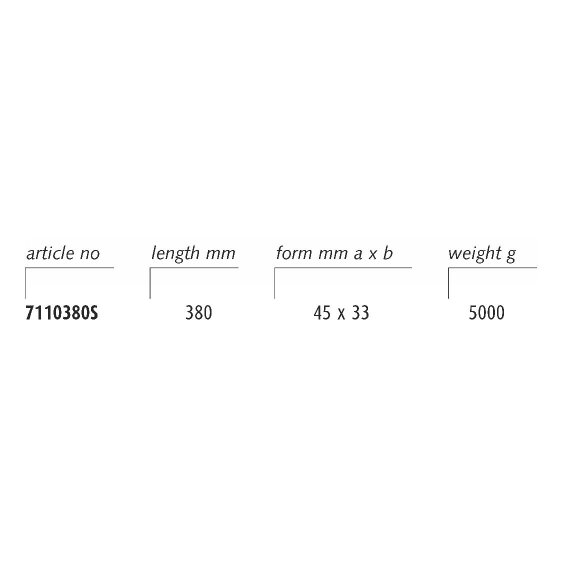 ENDRES 7110380S - 40X33mm Non-Sparking Engineers Concrete Chisel