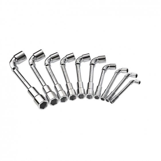 FACOM 76.JN10 - 10pc Metric 12x6pt Angled Socket Spanner