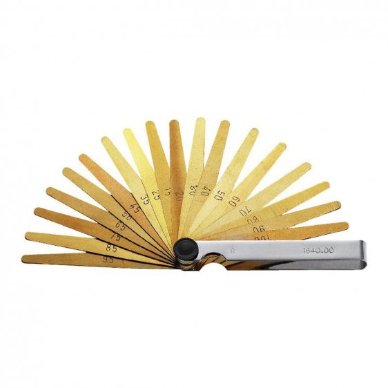 FACOM 804.AM - 19pc Metric Anti-Magnetic Tapered Tip Thickness Feeler Gauges