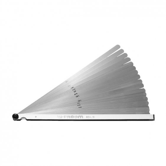FACOM 804.SL - 19pc Metric Extra Long Round Tip Thickness Feeler Gauges