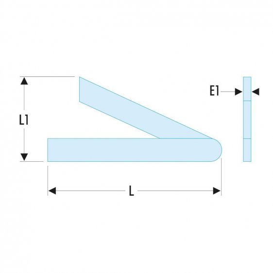 FACOM 817.X - Stainless Steel Hinged Square