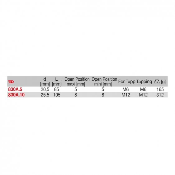 FACOM 830A.X - Short Ratchet Tap Thread Cutter Wrench