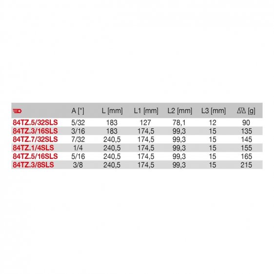 FACOM 84TZ.XSLSU - SLS Tethered Inch Hex Comfort Grip T-Handle Key